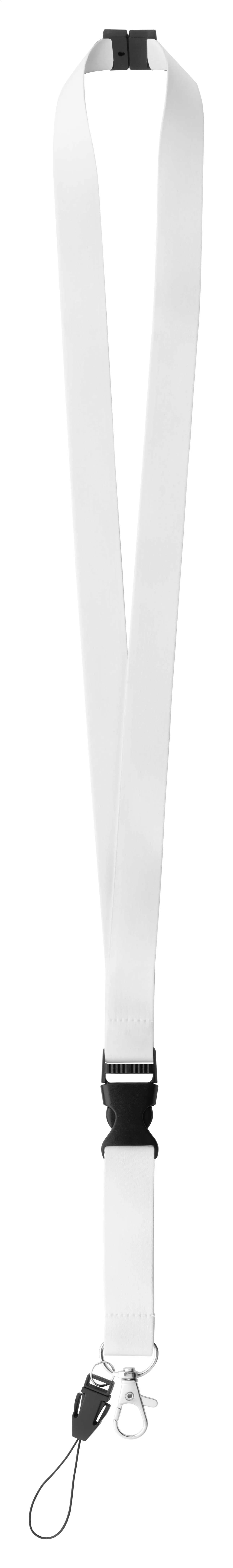 Lanyard Sublimationsdruck und Panikverschluss - Subyard D Safe - weiß