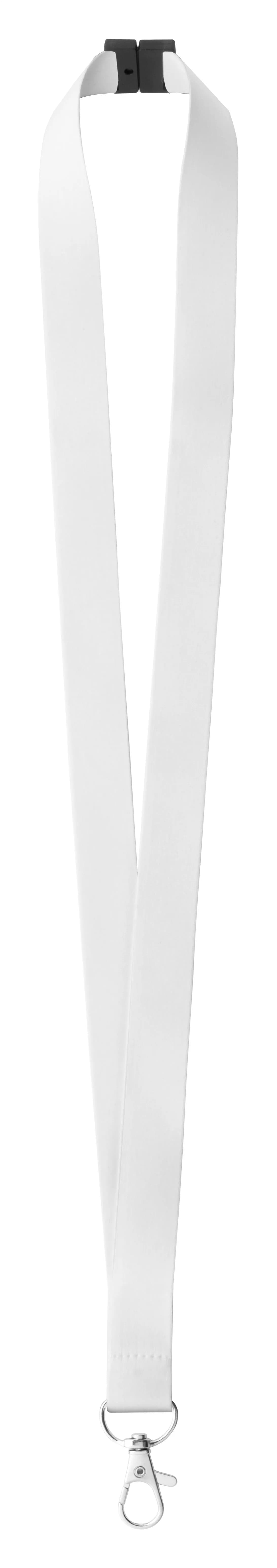 Lanyard Sublimationsdruck und Panikverschluss - Subyard Zero Safe - weiß