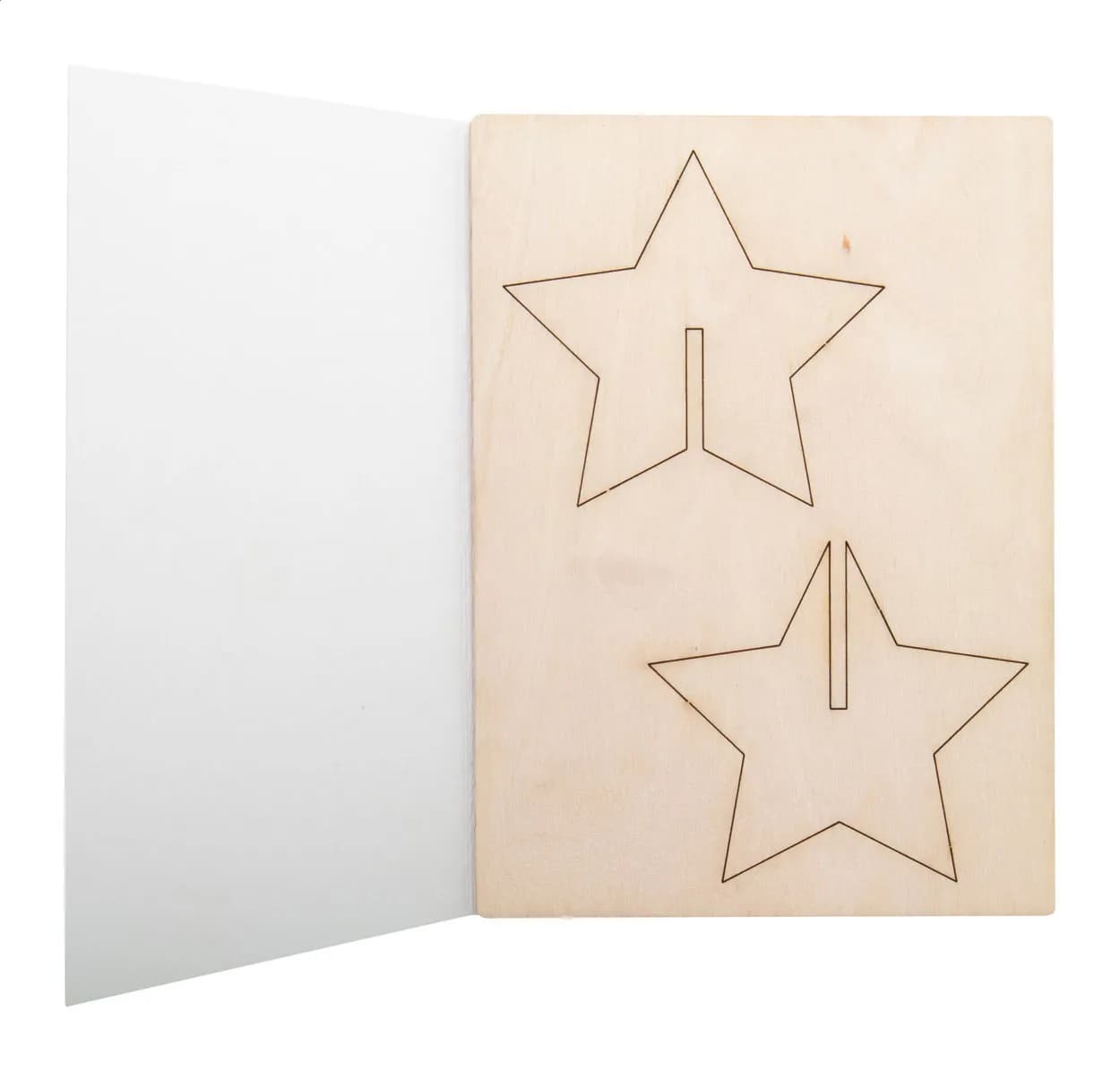 Weihnachtskarte, Tannenbaum - CreaX - natur (-B)