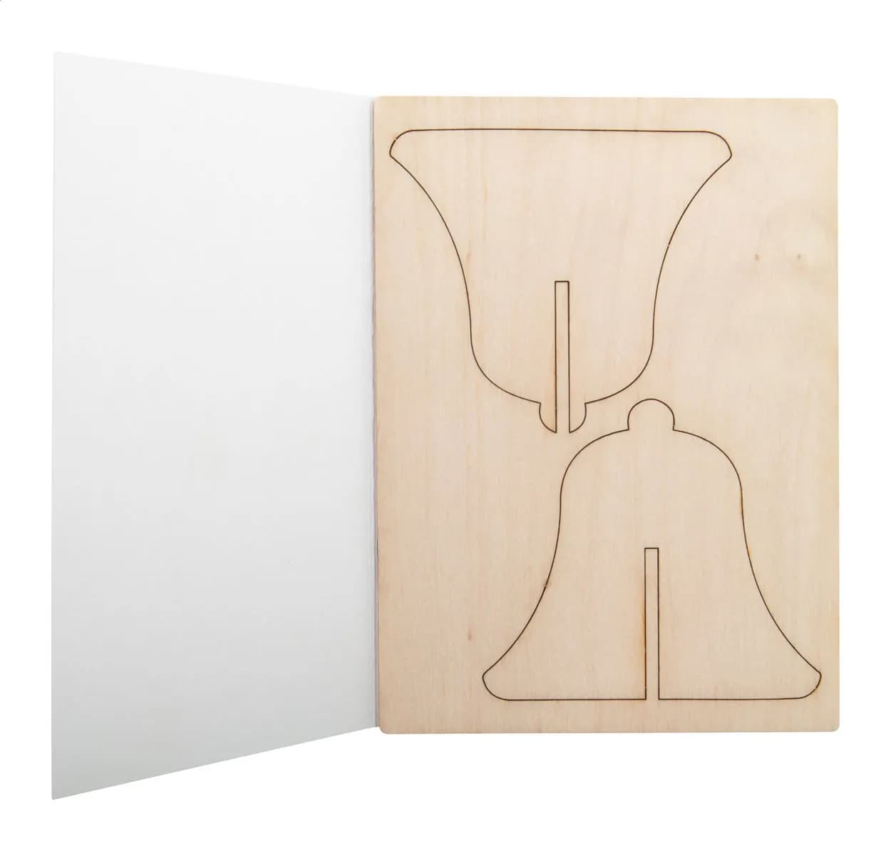 Weihnachtskarte, Tannenbaum - CreaX - natur (-C)