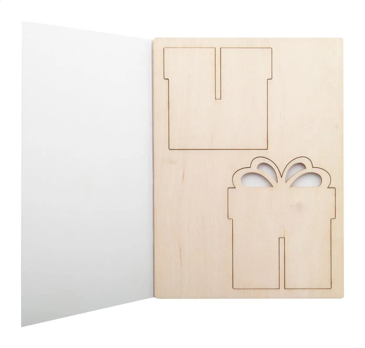 Weihnachtskarte, Tannenbaum - CreaX - natur (-D)