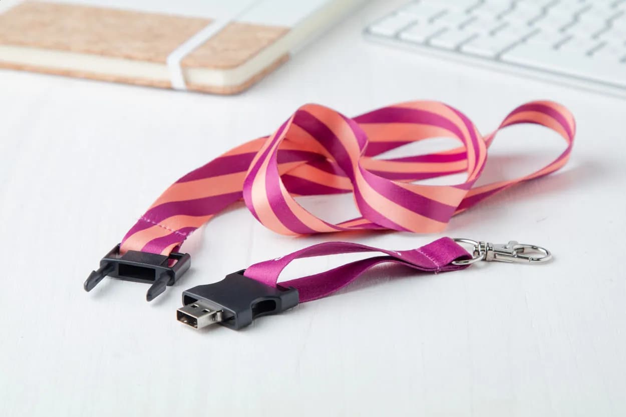 Sublimations-Lanyard - Subyard USB - weiß