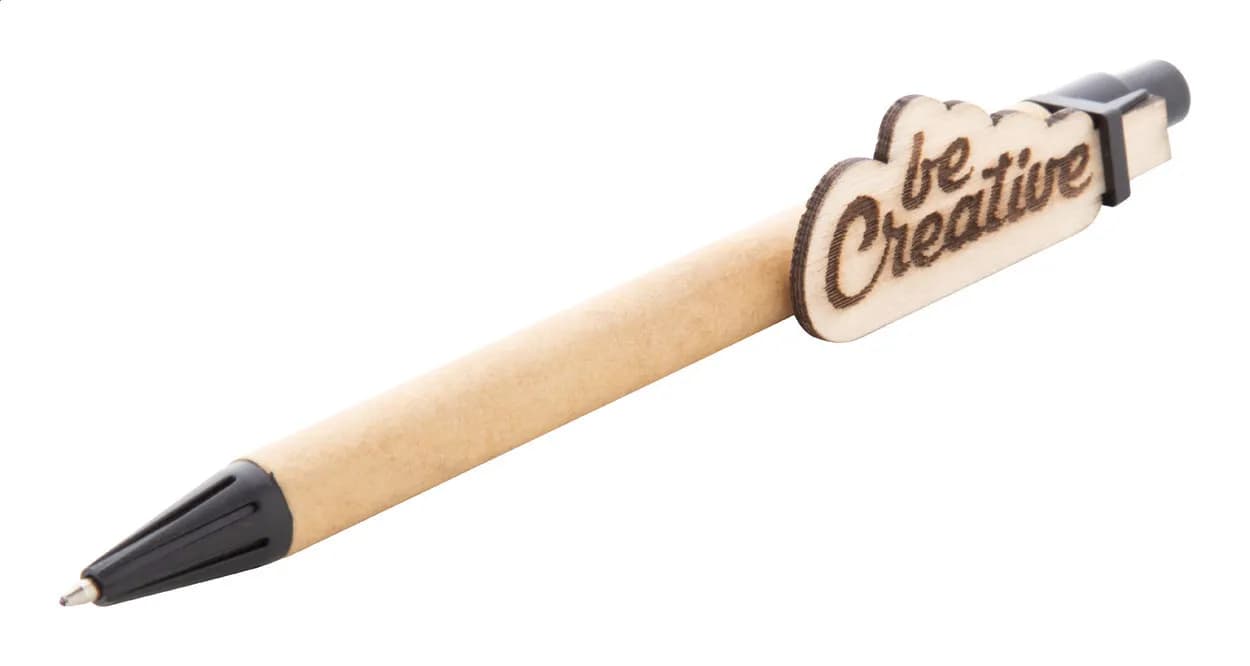 Kugelschreiber - CreaClip Eco - schwarz (-10)