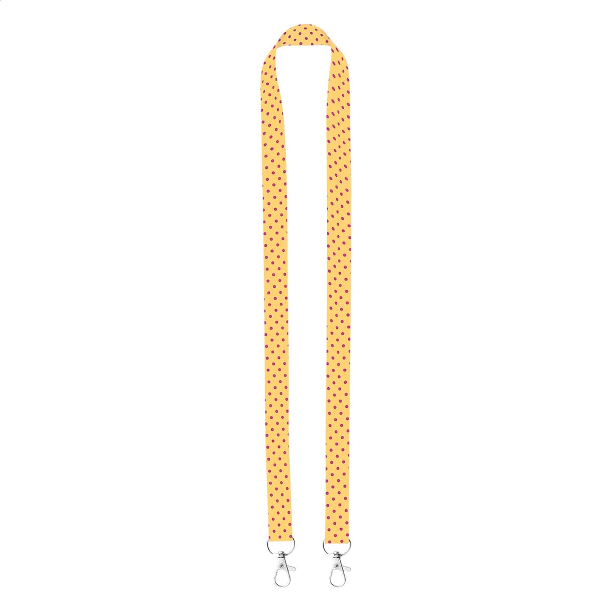 Sublimations-Lanyard - Subyard Double - weiß