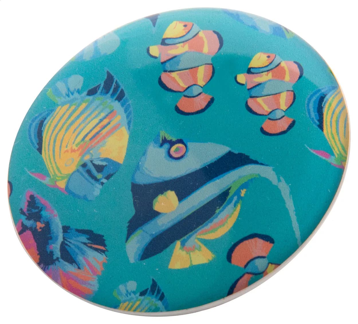 Anstecker mit Magnetbefestigung - DomeBadge - weiß (-A)