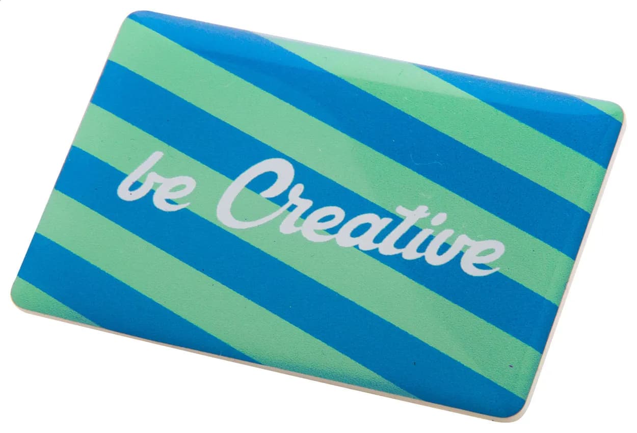 Anstecker mit Magnetbefestigung - DomeBadge - weiß (-C)