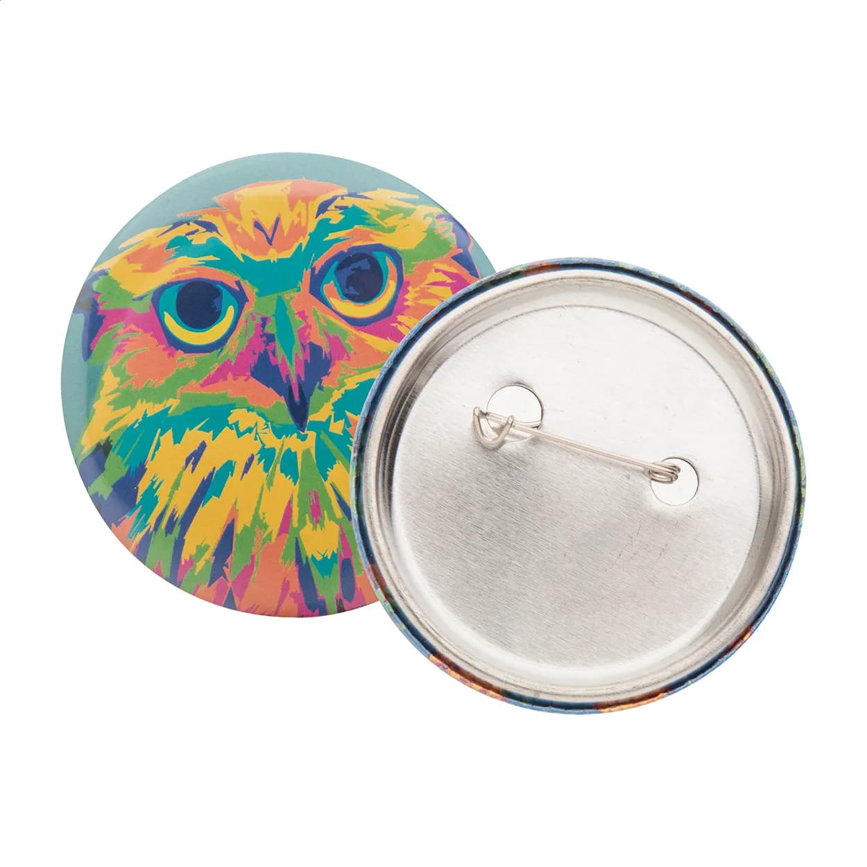 Button-Anstecker - PinBadge Mini - weiß