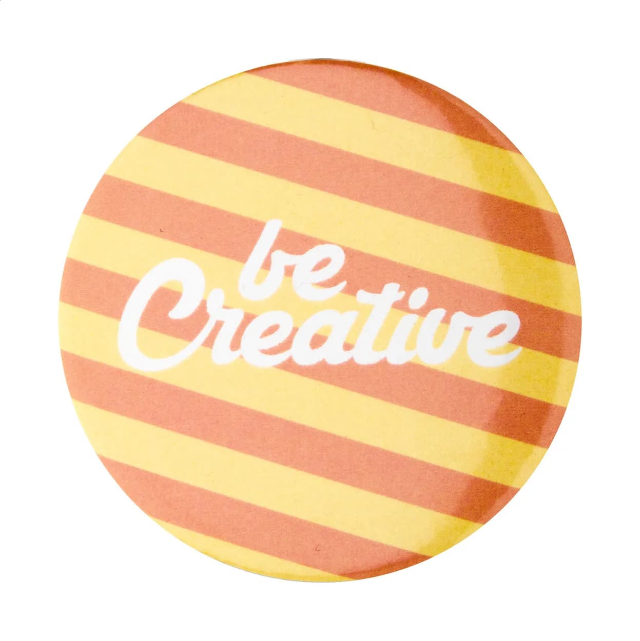 Button-Anstecker - PinBadge Maxi - weiß