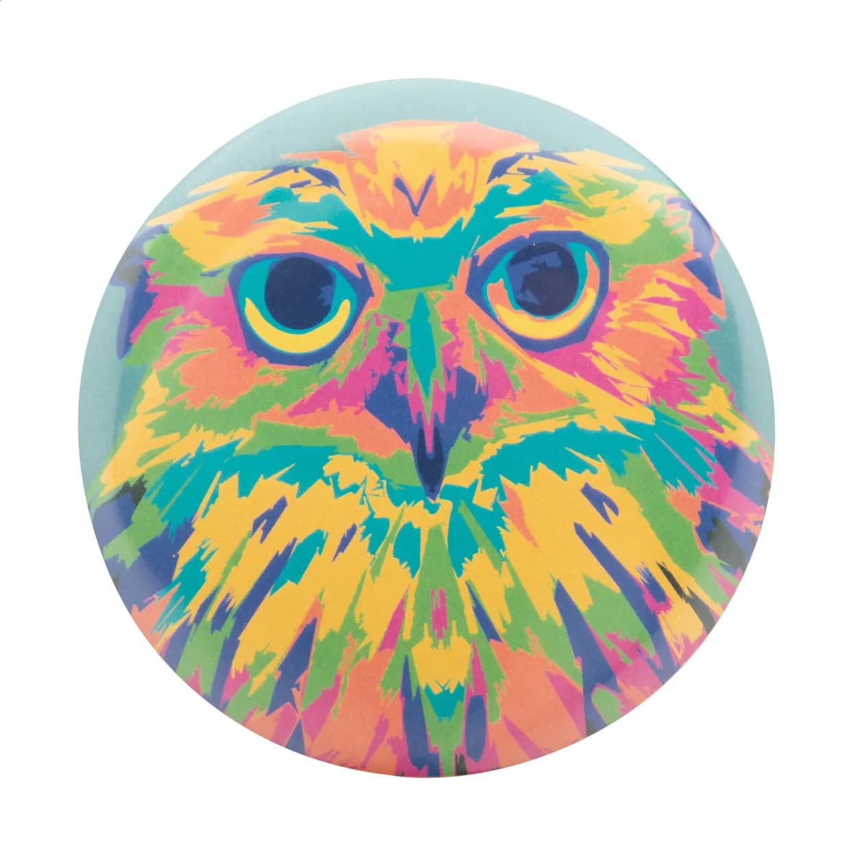 Button-Anstecker - PinBadge Maxi - weiß