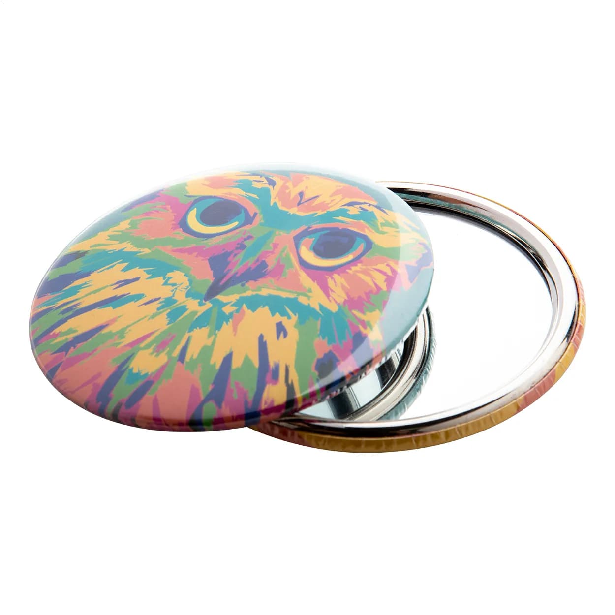 Taschenspiegel - BeautyBadge - silber