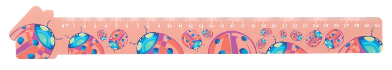 Lineal Haus, 30 cm - Couler 30 - weiß (-A)