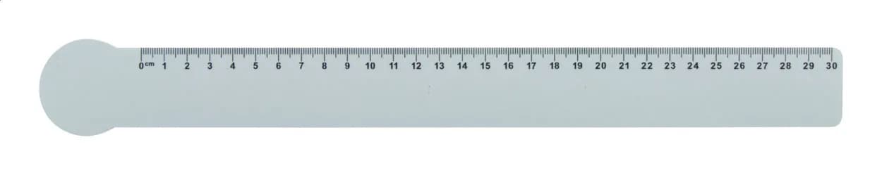 Lineal Haus, 30 cm - Couler 30 - weiß (-B)