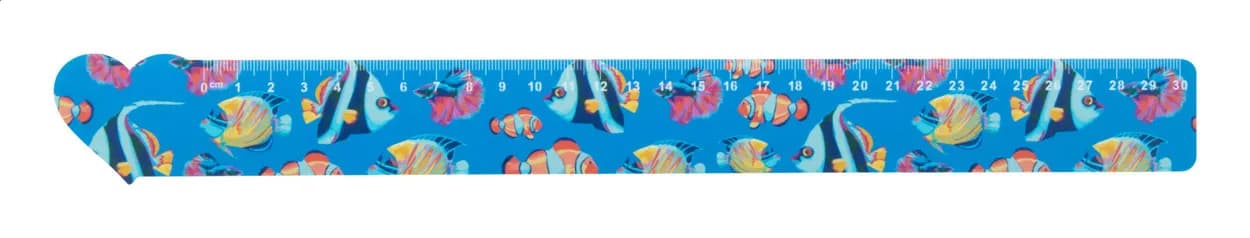 Lineal Haus, 30 cm - Couler 30 - weiß (-C)