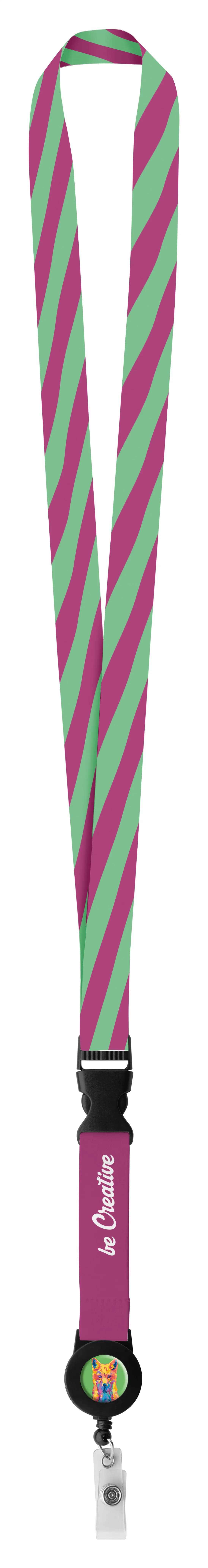 Sublimations-Lanyard - Subyard YoYo B - weiß