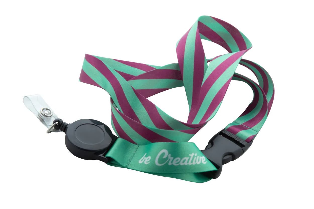 Sublimations-Lanyard - Subyard YoYo B - weiß