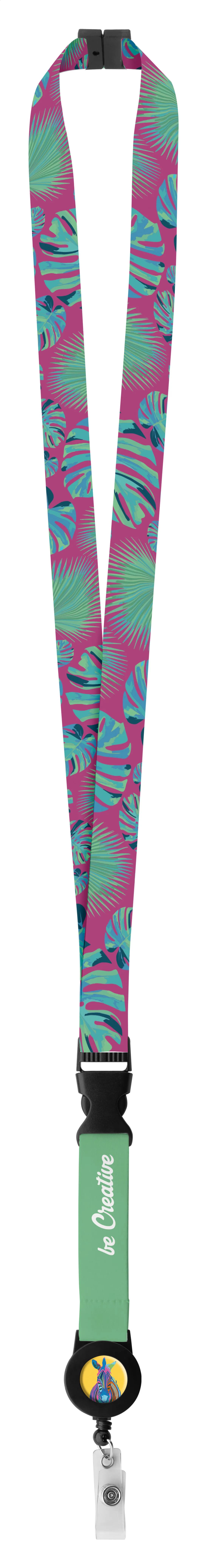 Sublimations-Lanyard - Subyard YoYo B Safe - weiß