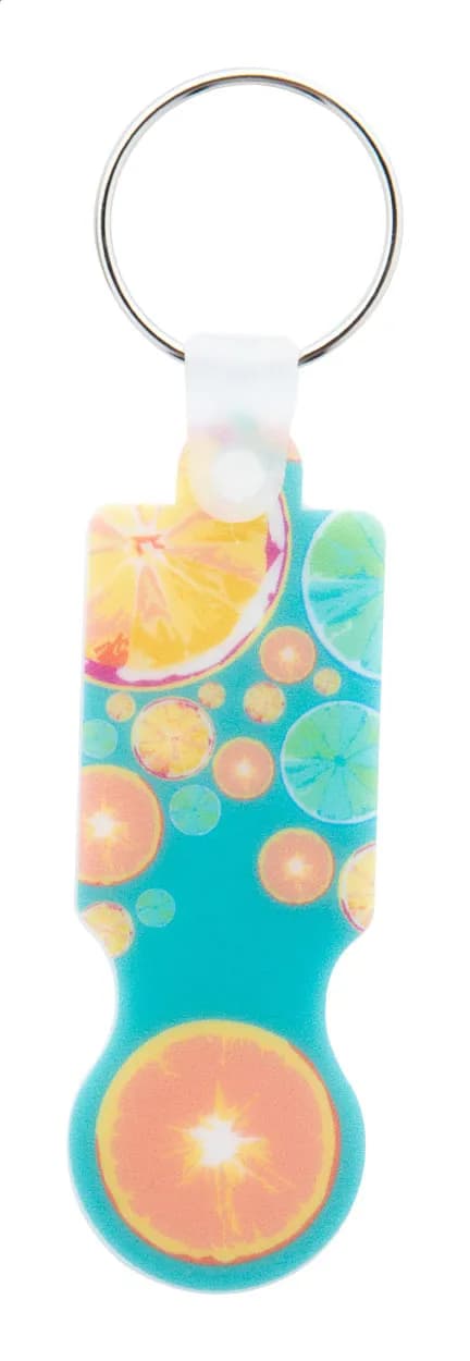 Einkaufswagen-Chip/Schlüsselanhänger - ColoCart - weiß