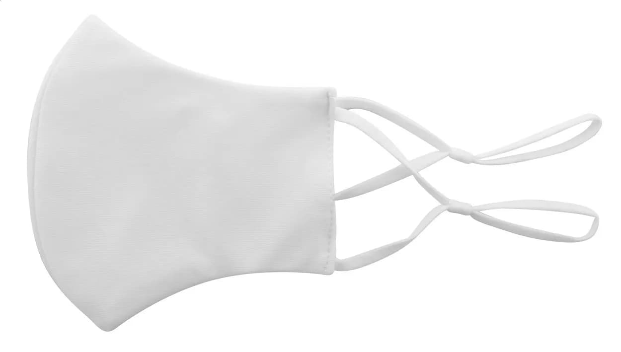 Waschbare Gesichtsmaske - CreaMask Adjust Kids - weiß (-01)