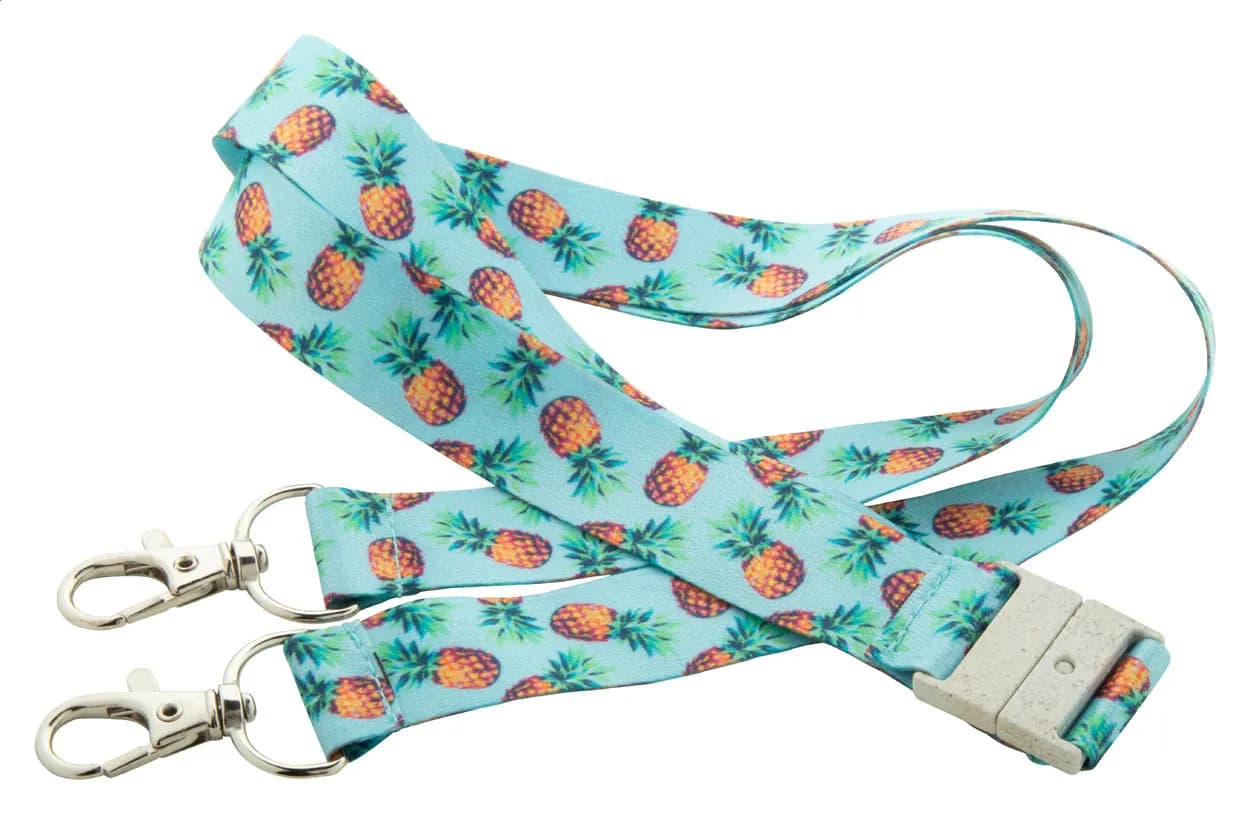 Sublimations-Lanyard - Subyard Double Safe Eco - weiß