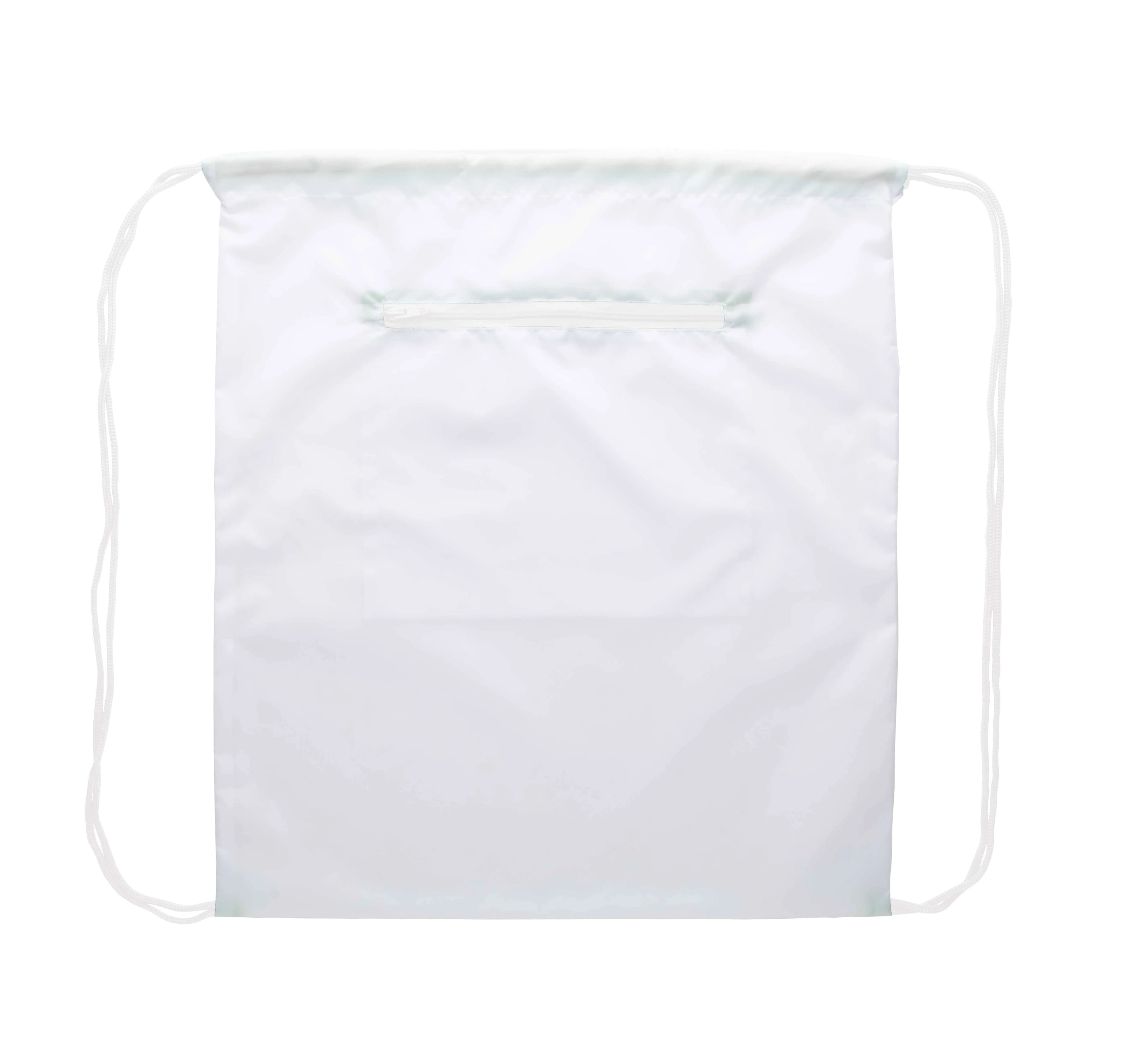 Individueller Turnbeutel - CreaDraw Zip - weiß (-01)