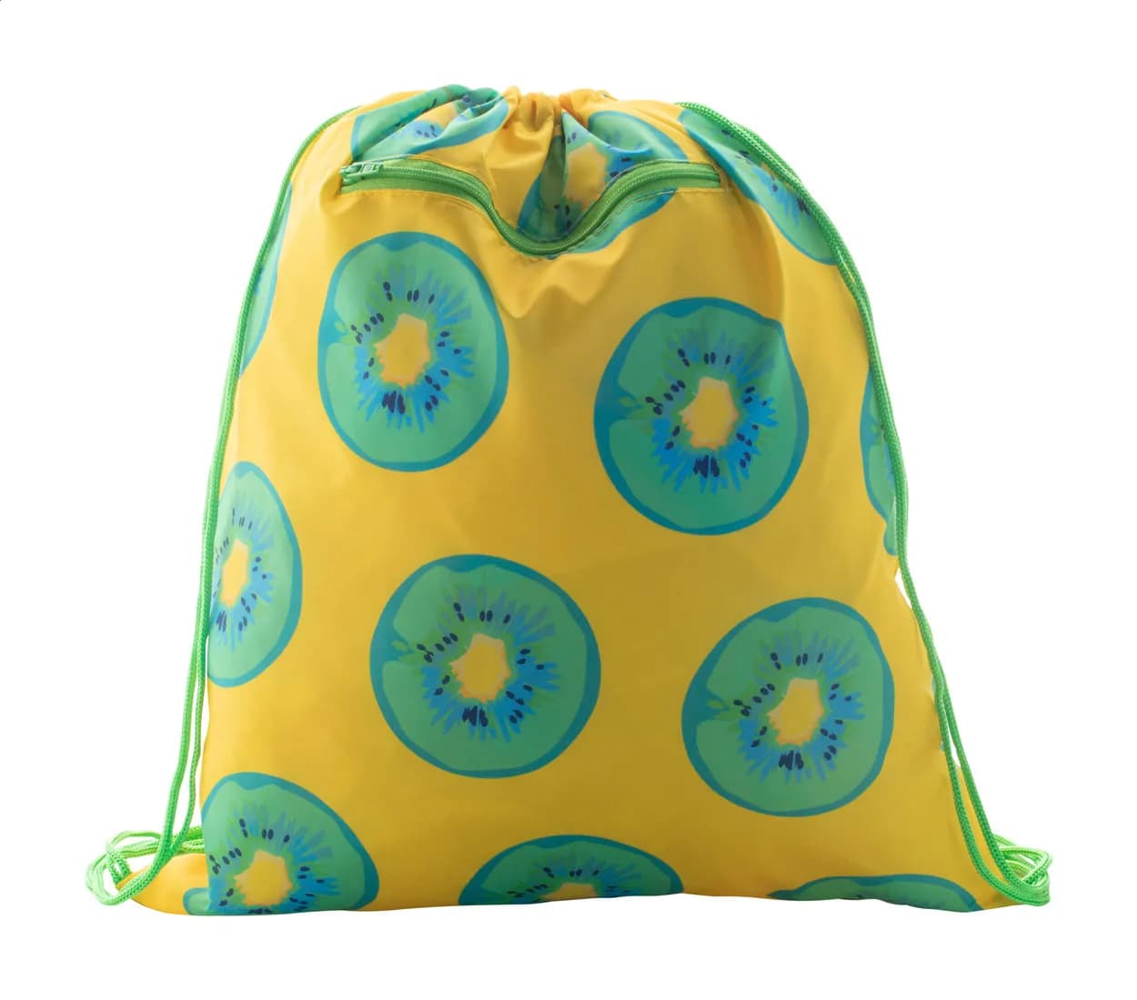 Individueller Turnbeutel - CreaDraw Zip - grün (-07)