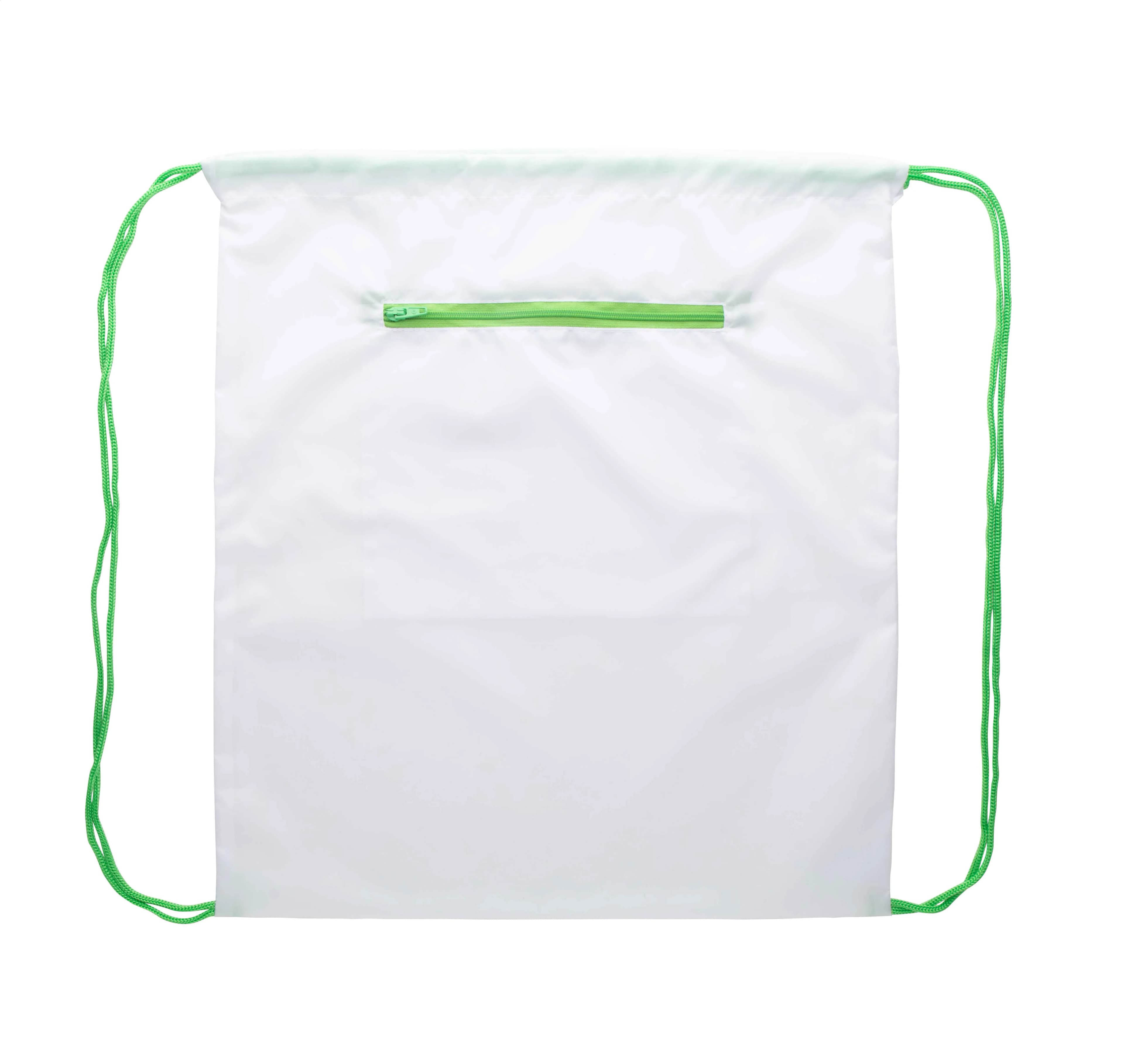 Individueller Turnbeutel - CreaDraw Zip - grün (-07)