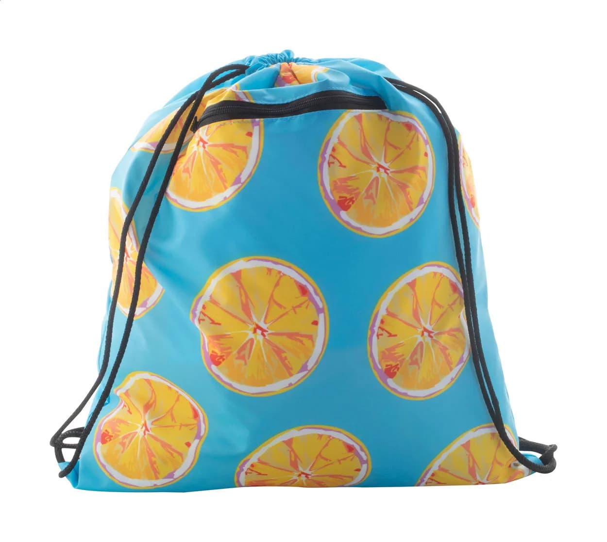 Individueller Turnbeutel - CreaDraw Zip - schwarz (-10)