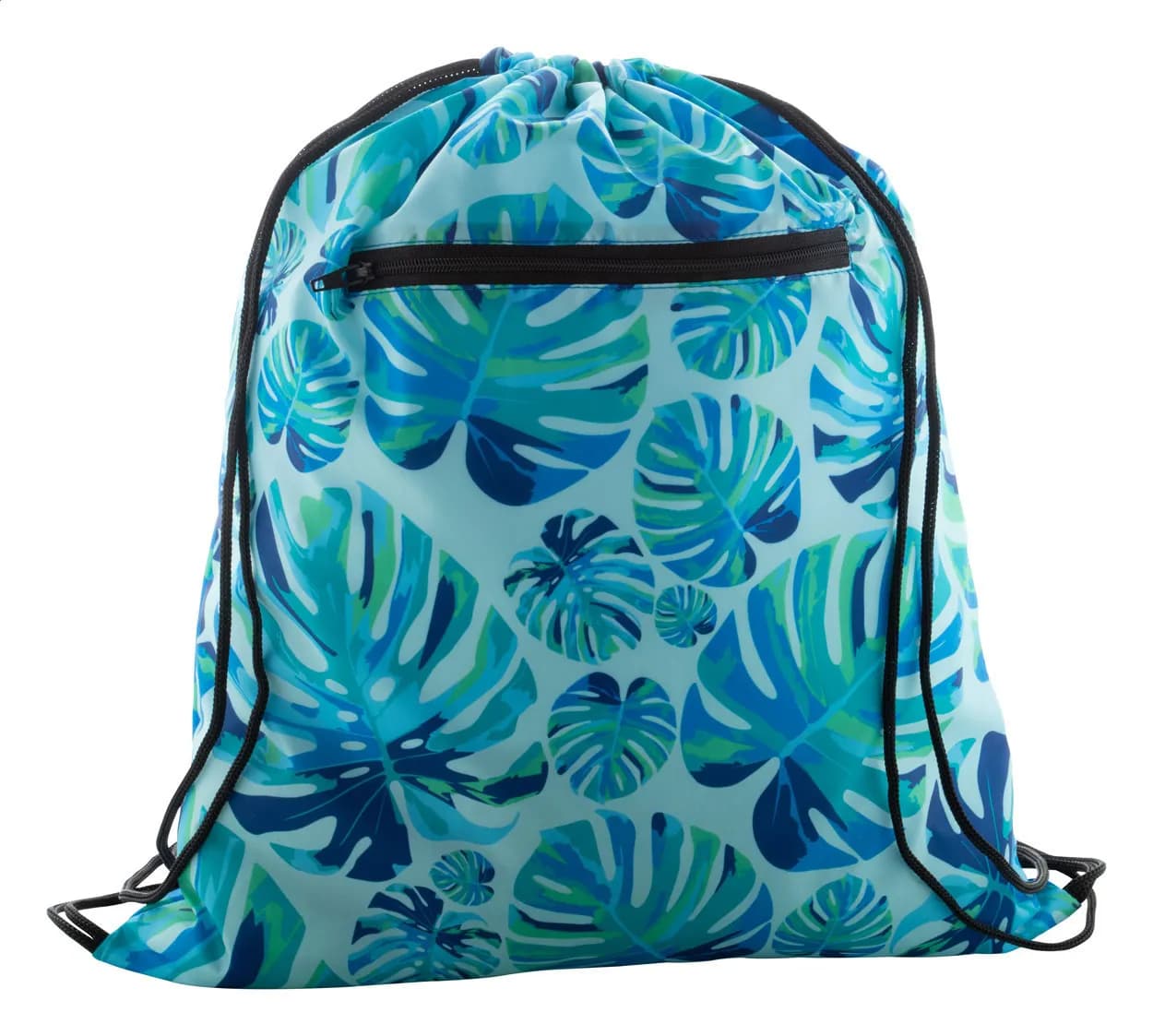 Individueller Turnbeutel - CreaDraw Zip - schwarz (-10)