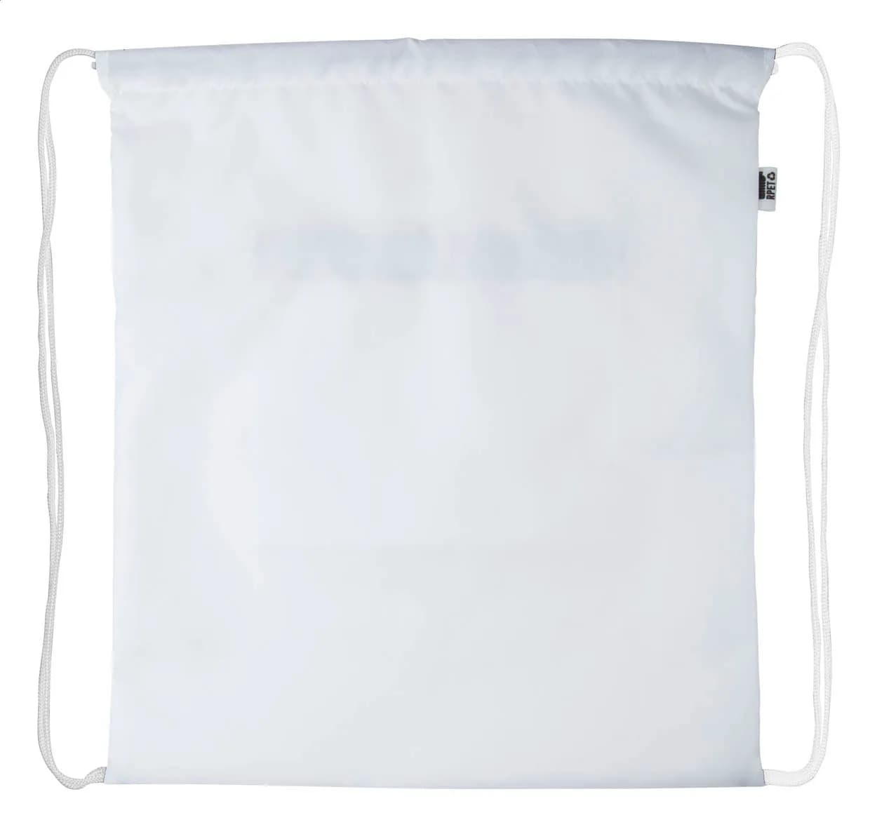 Individueller Turnbeutel - CreaDraw Zip RPET - weiß (-01)