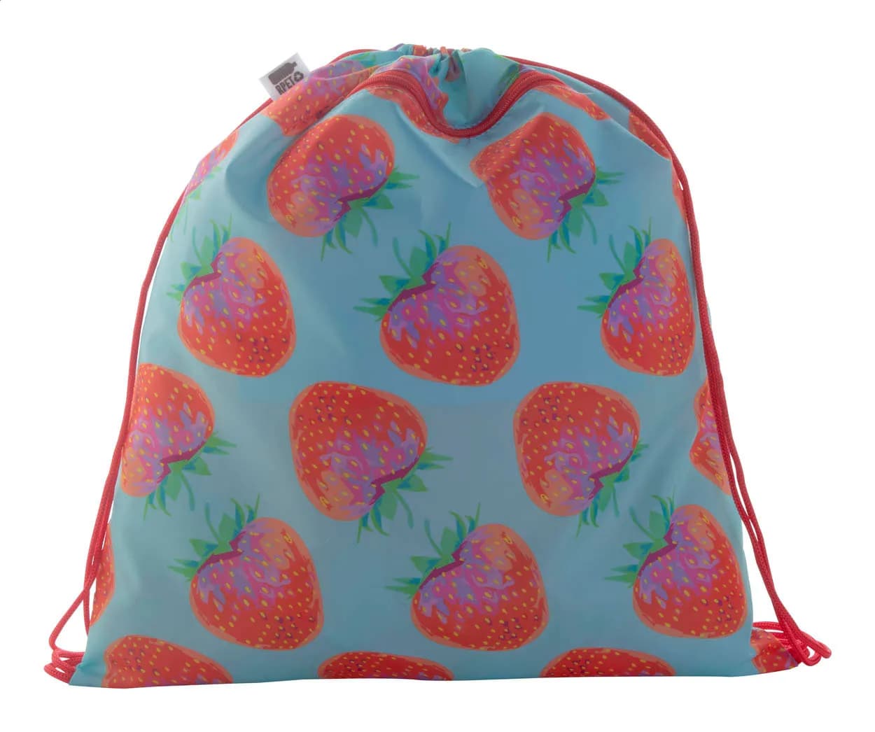 Individueller Turnbeutel - CreaDraw Zip RPET - rot (-05)