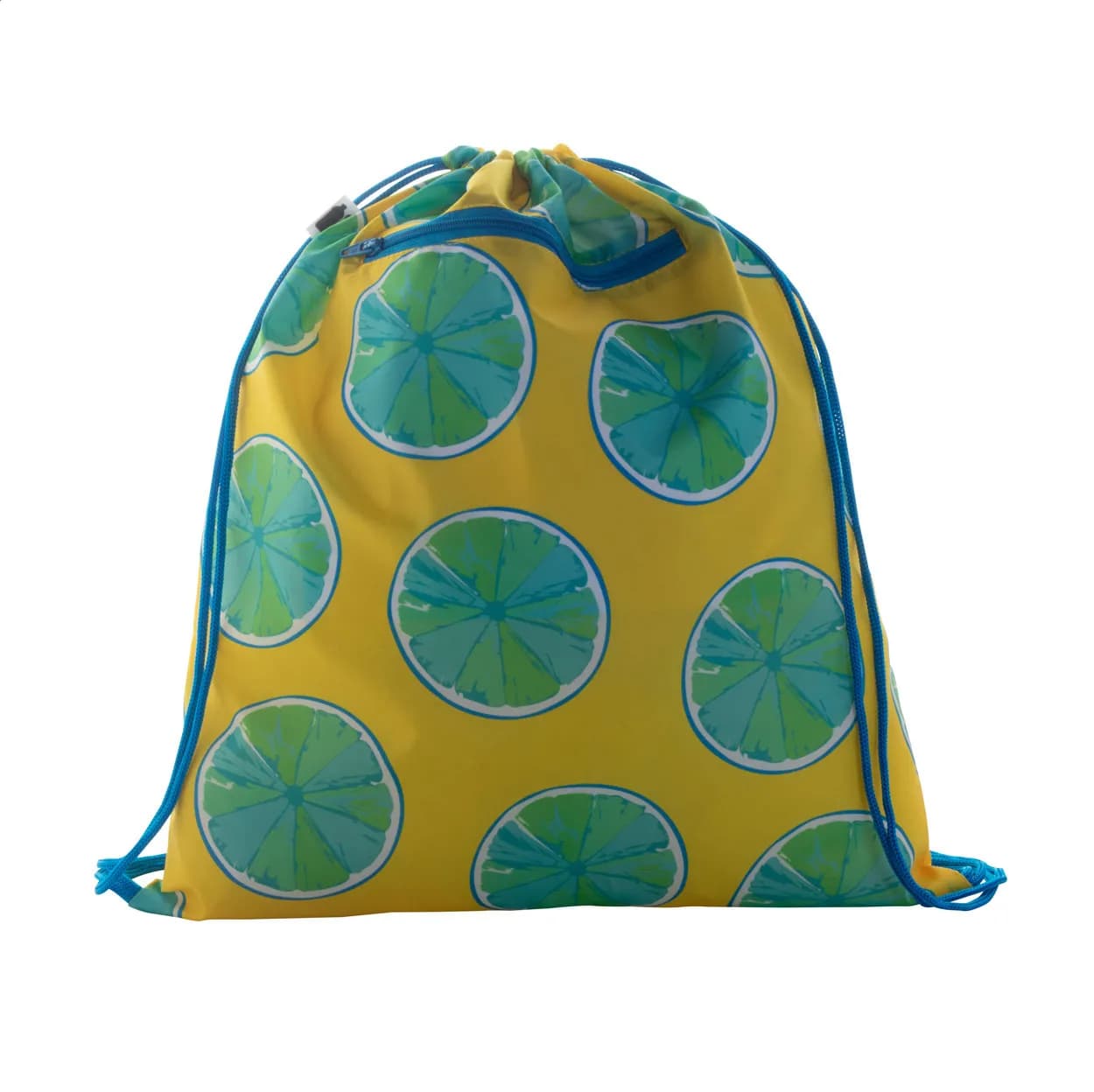 Individueller Turnbeutel - CreaDraw Zip RPET - blau (-06)