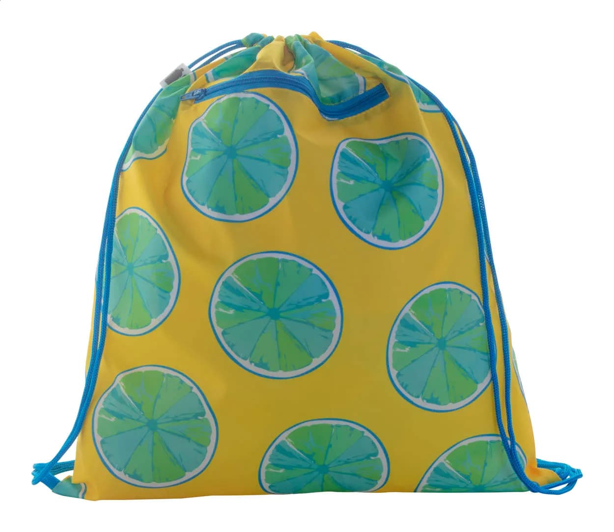 Individueller Turnbeutel - CreaDraw Zip RPET - blau (-06)