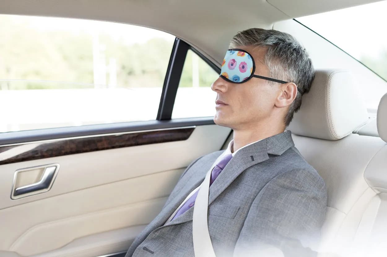 Schlafbrille - CreaDream - schwarz (-10)