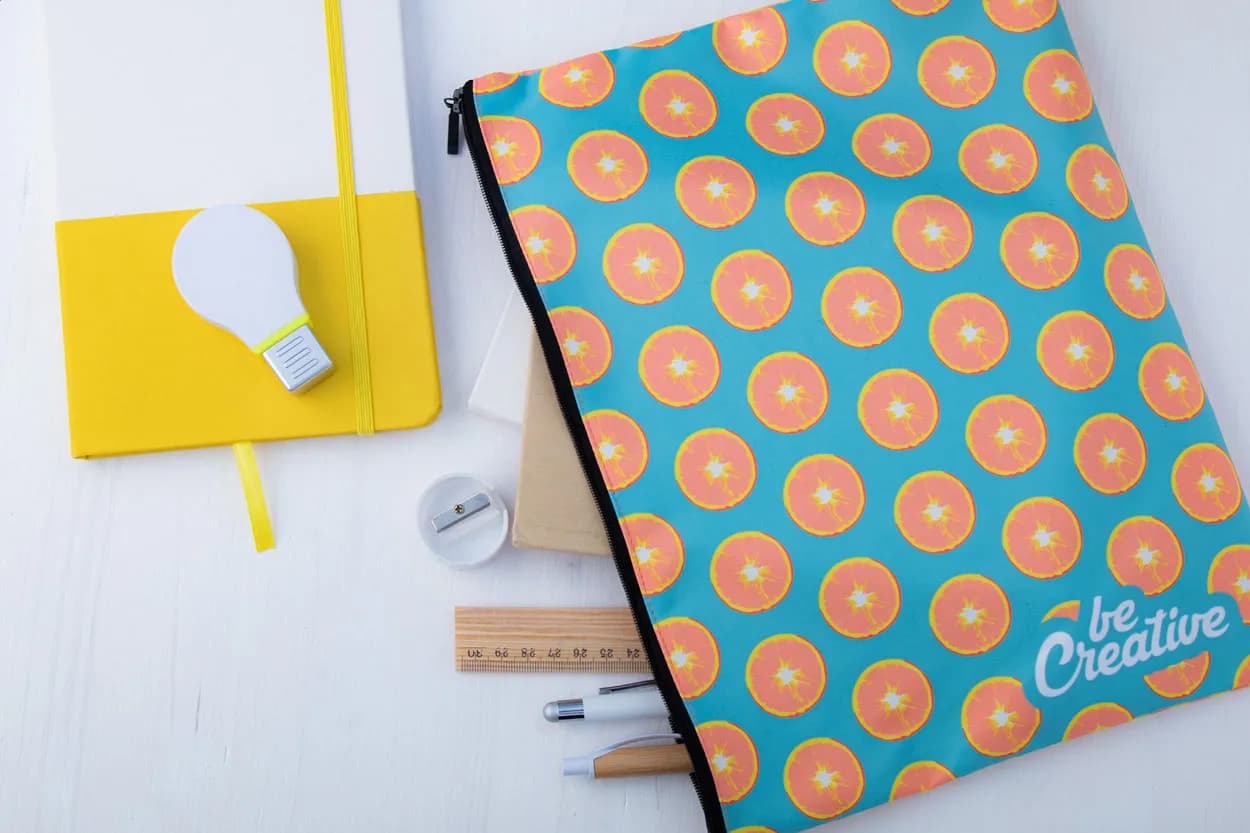 Individuelle Dokumentenmappe - Azure - schwarz (-10)