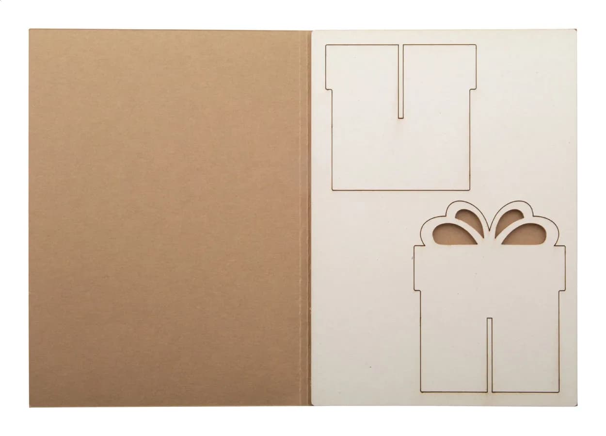 Weihnachtskarte, Tannenbaum - Creax Eco - natur (-D)