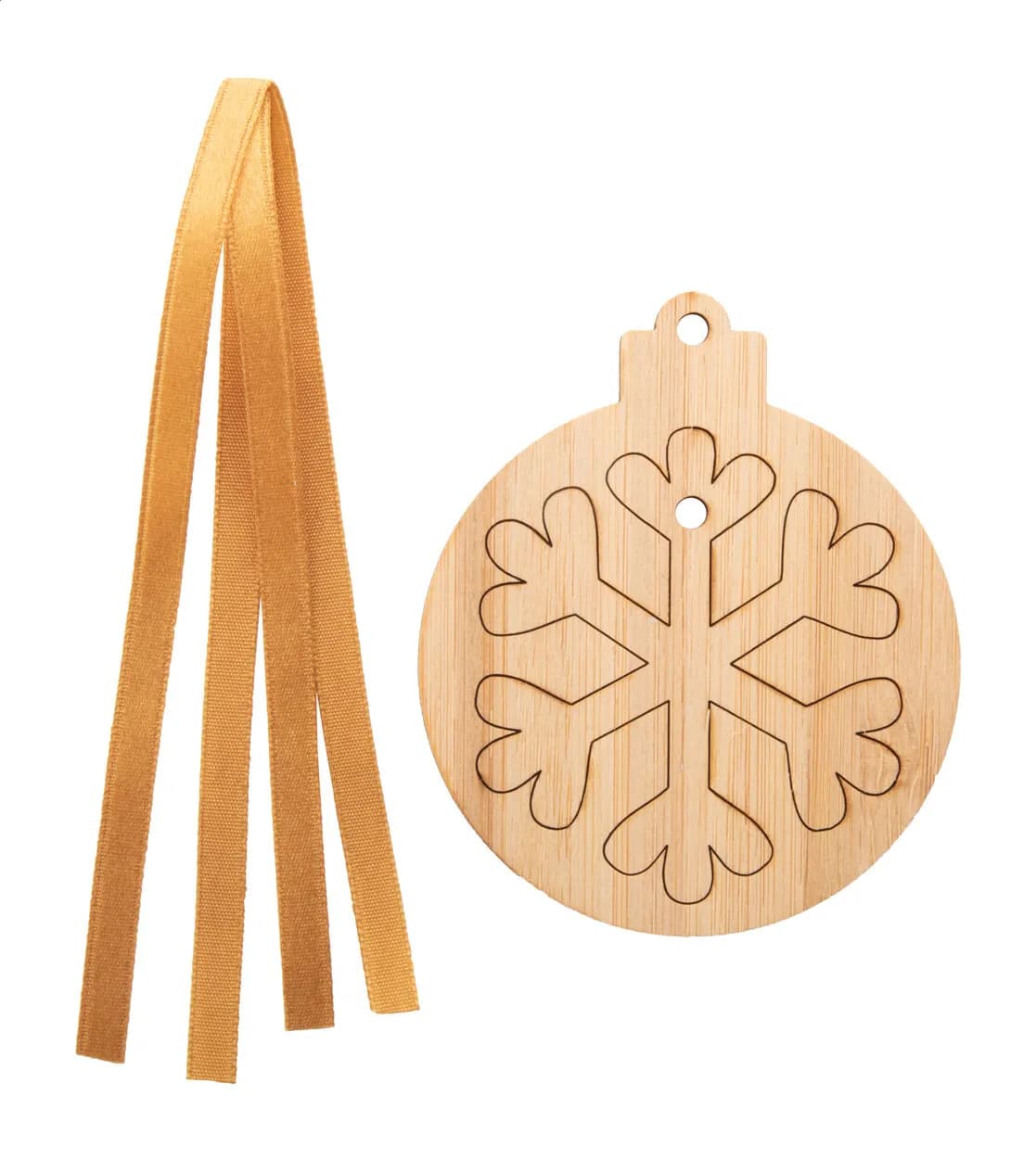 Weihnachtsbaumschmuck, Schneeflocke - Jerpstad - natur (-A)