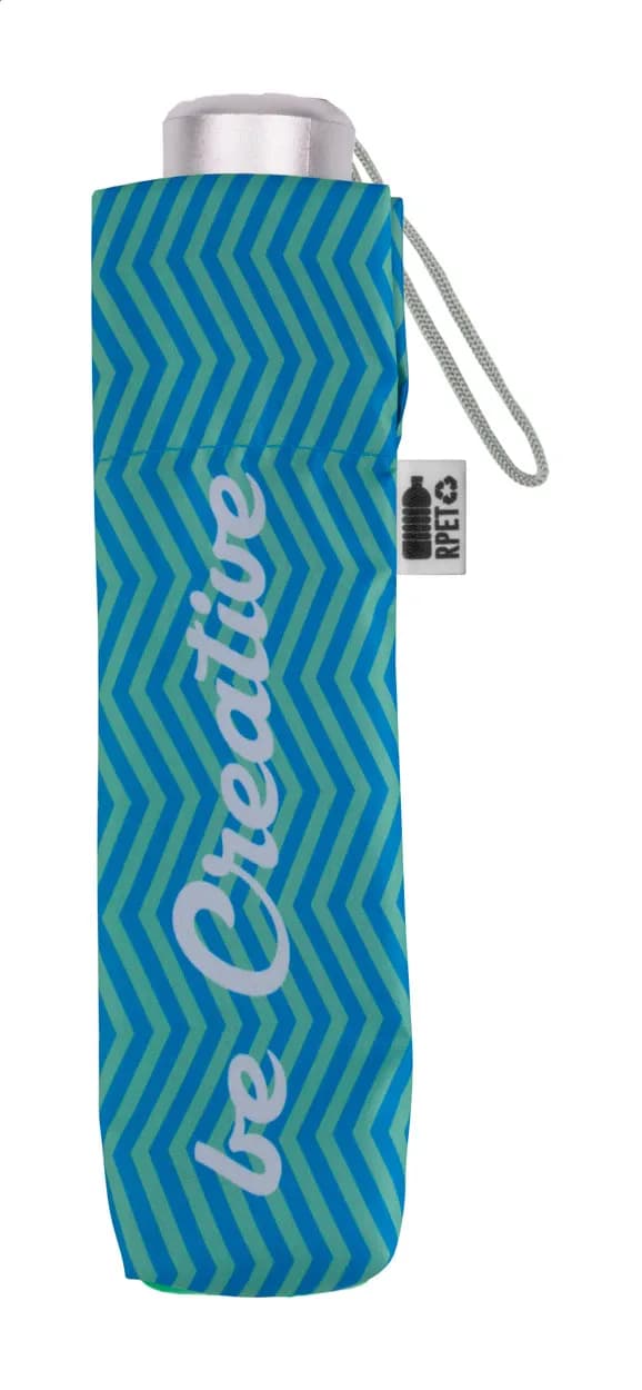 individuelle Taschenschirmhülle - Flumber RPET - weiß