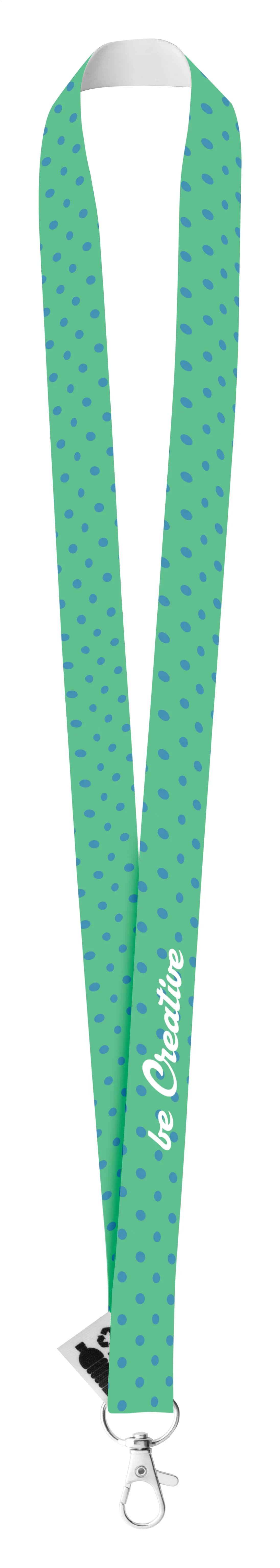 Individuelles Sublimationslanyard - Subyard Zero RPET - weiß