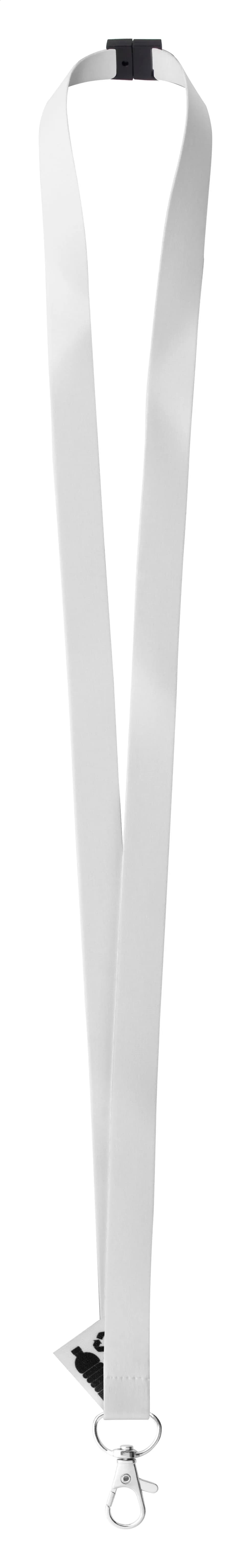 Individuelles Sublimationslanyard - Subyard 15 Zero Safe RPET - weiß