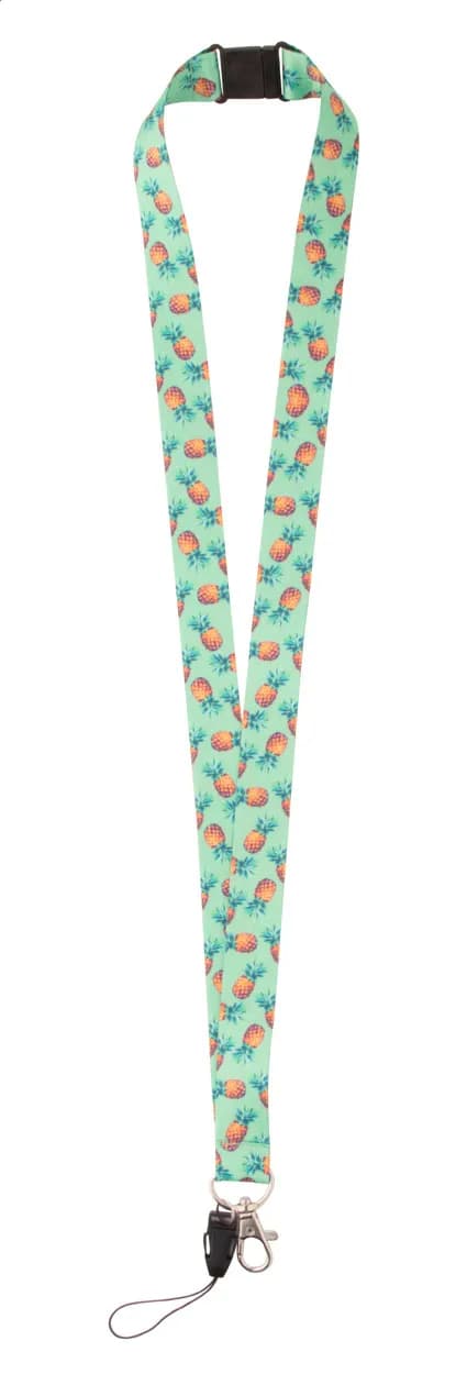 Individuelles Sublimationslanyard - Subyard B Safe RPET - weiß