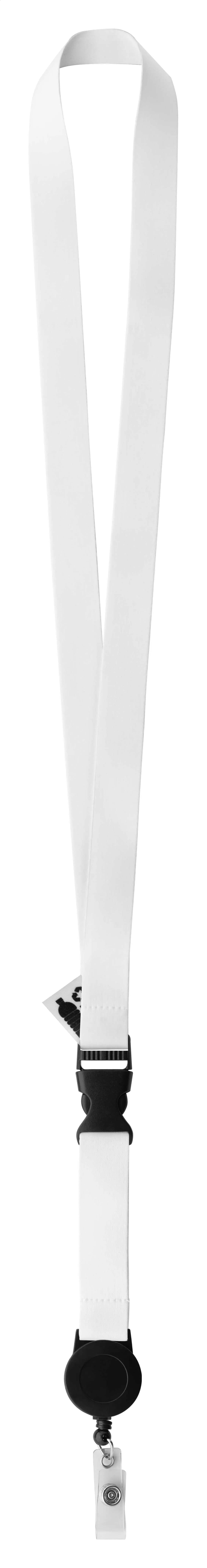 Individuelles Sublimationslanyard - Subyard YoYo B RPET - weiß
