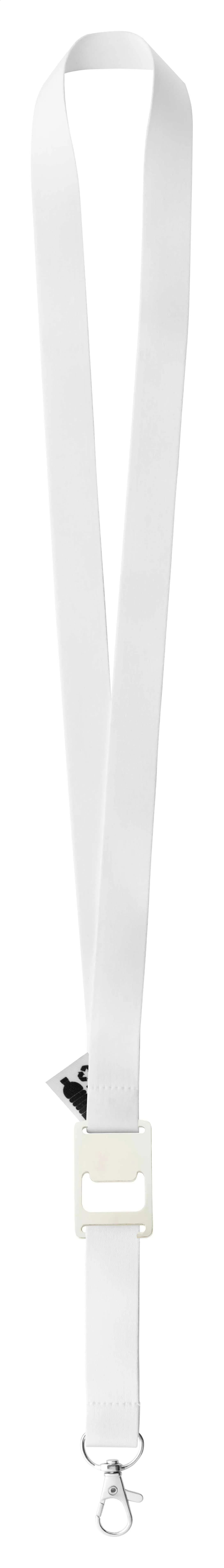 individuelles Sublimationslanyard - Subyard Drink RPET - weiß
