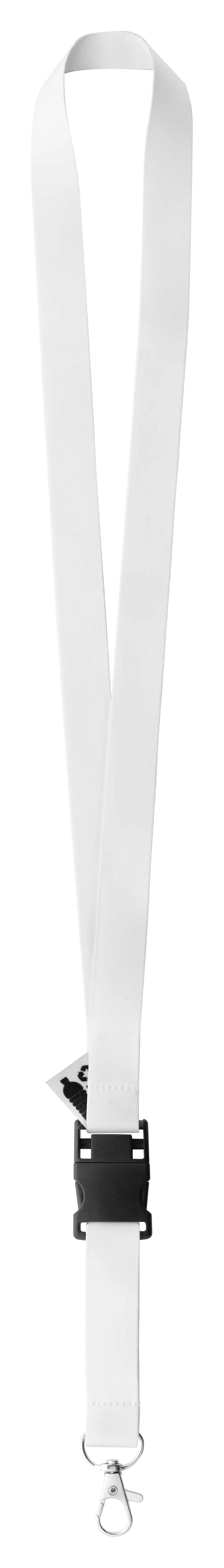 Individuelles Sublimationslanyard - Subyard USB RPET - weiß
