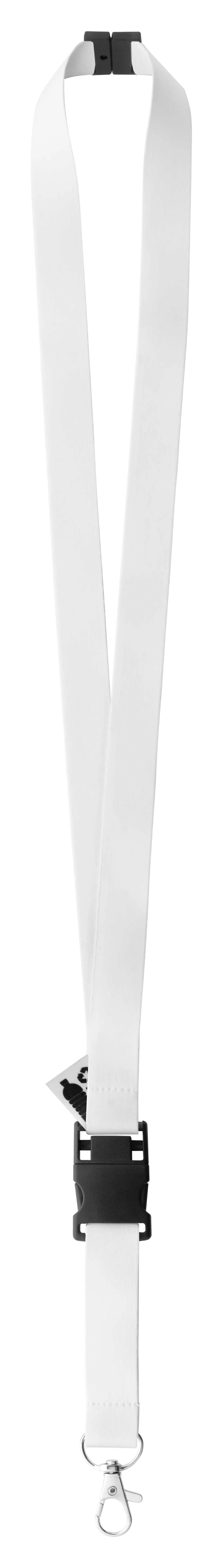 Individuelles Sublimationslanyard - Subyard USB Safe RPET - weiß