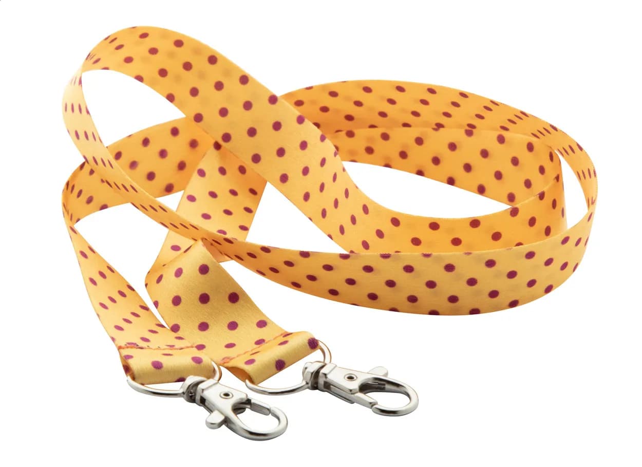 Individuelles Sublimationslanyard - Subyard Double RPET - weiß