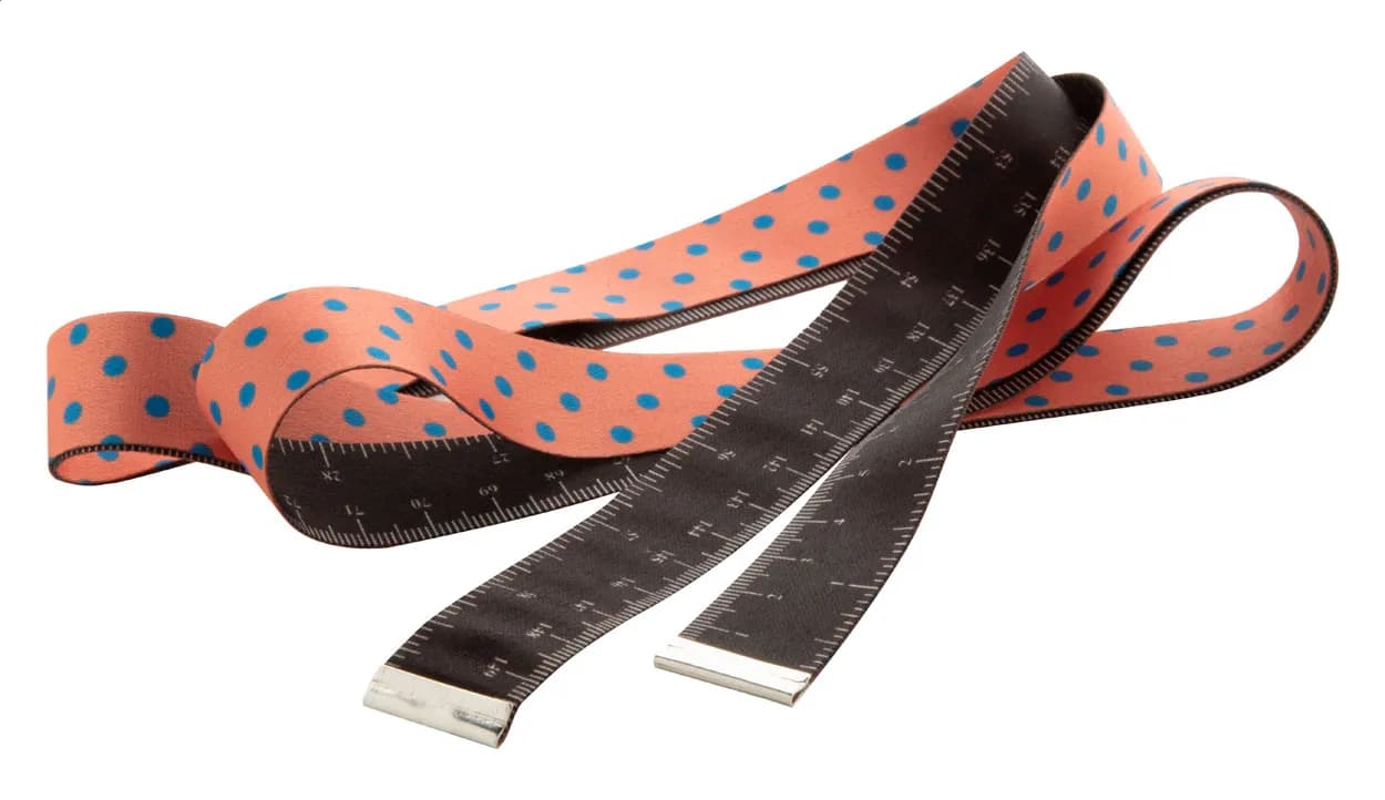 individuelles Schneidermaßband - Caruso RPET - weiß