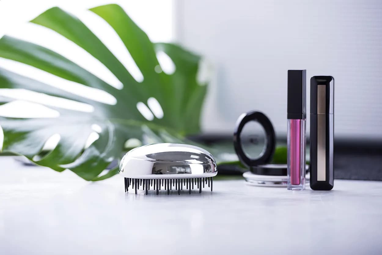 Haarbürste - Mellux - silber (-21)