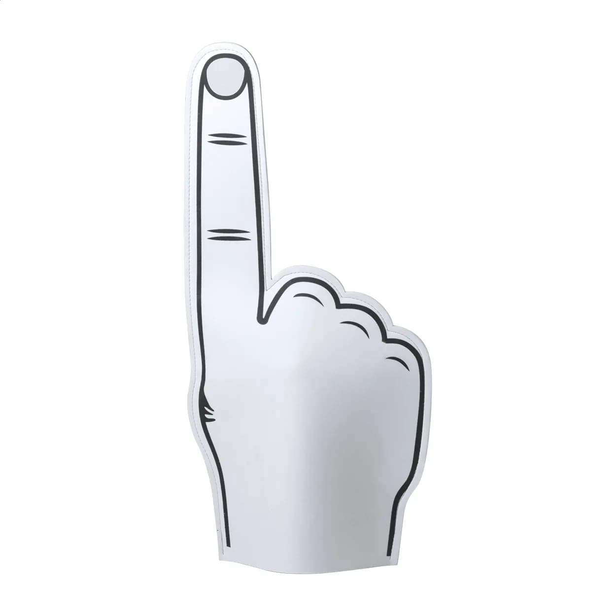 Schaumstoff-Hand - Fanly - weiß (-01)