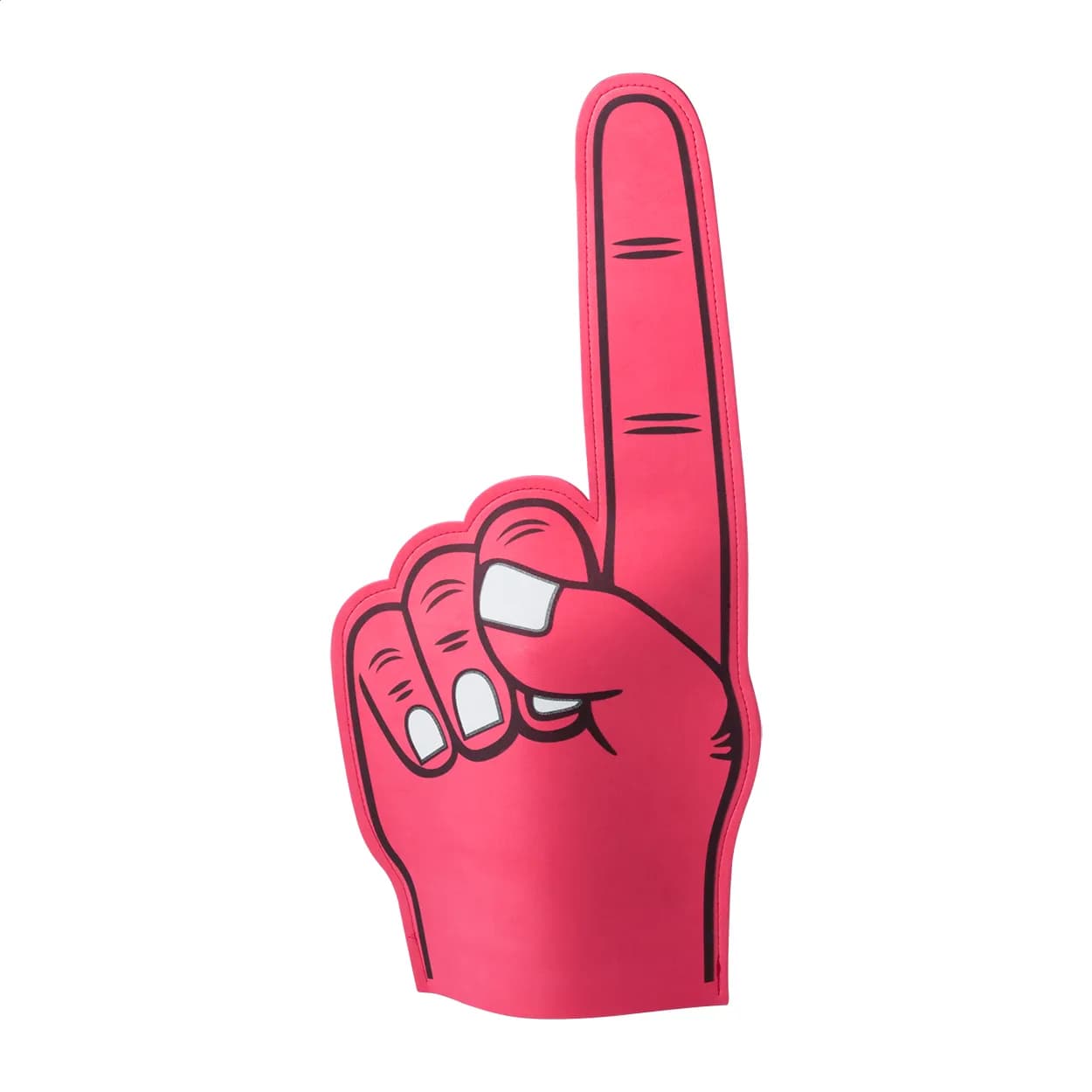 Schaumstoff-Hand - Fanly - rot (-05)