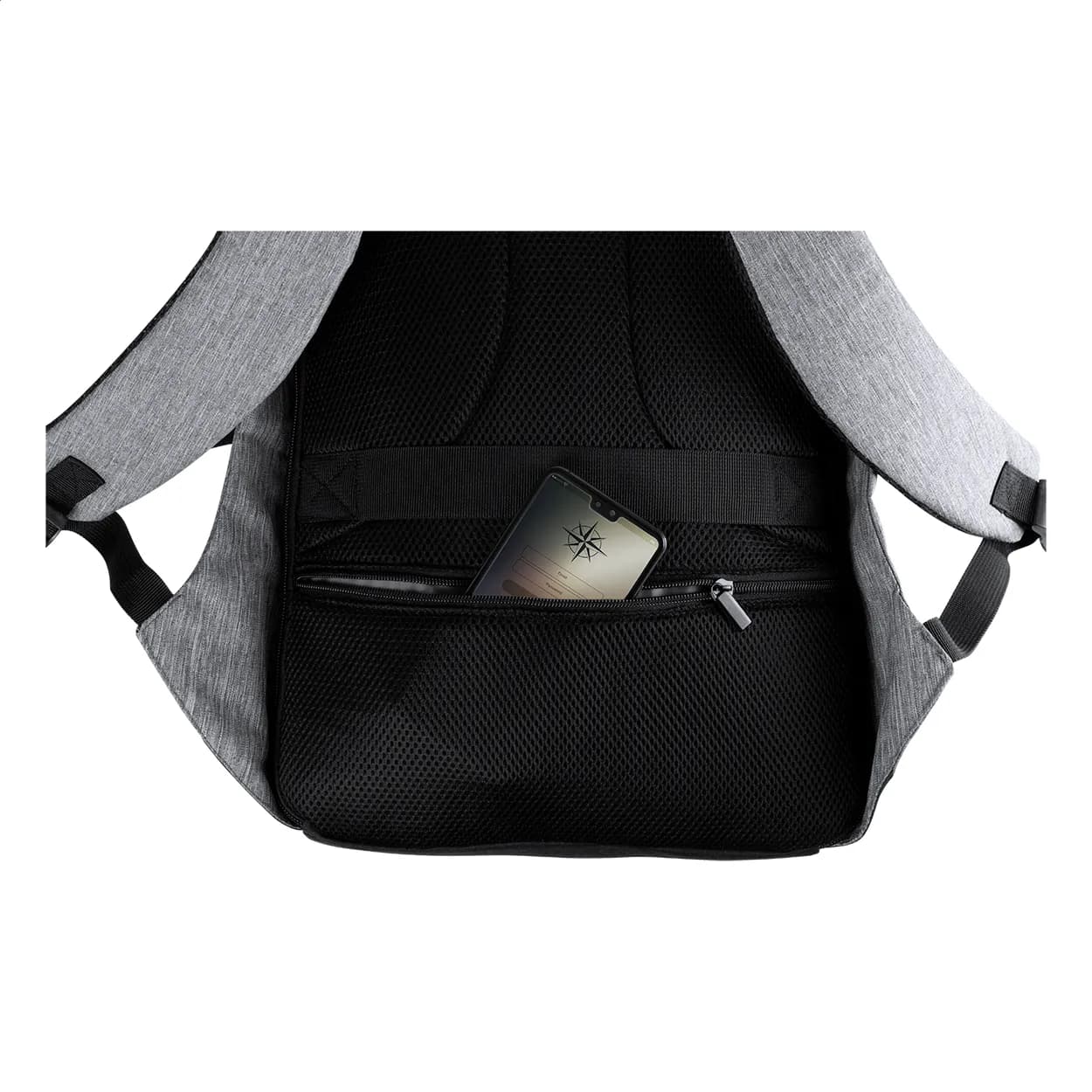 Anti-Diebstahl Rucksack - Elisha - aschgrau (-77)